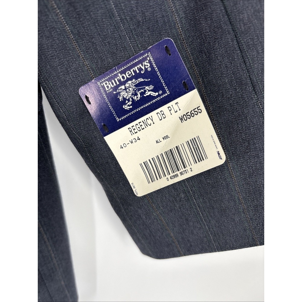 NWT Burberrys' (Burberry) Vintage Wool Blazer - Size 40 - Picture 5 of 9